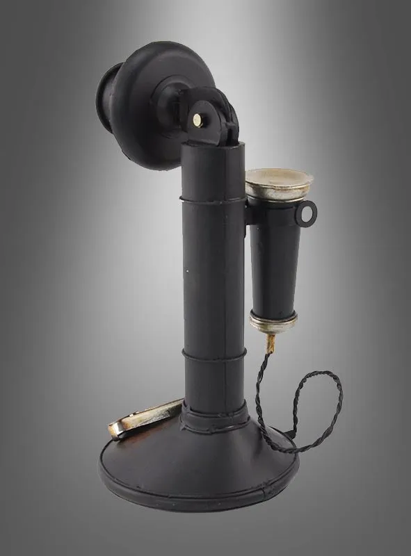 Retro Telefon 20er Jahre Deko Candlestick