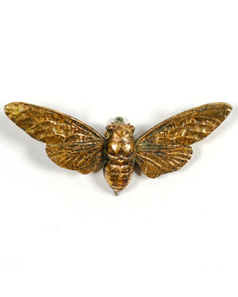 Goldfarbene Biene Wandkunst 15cm
