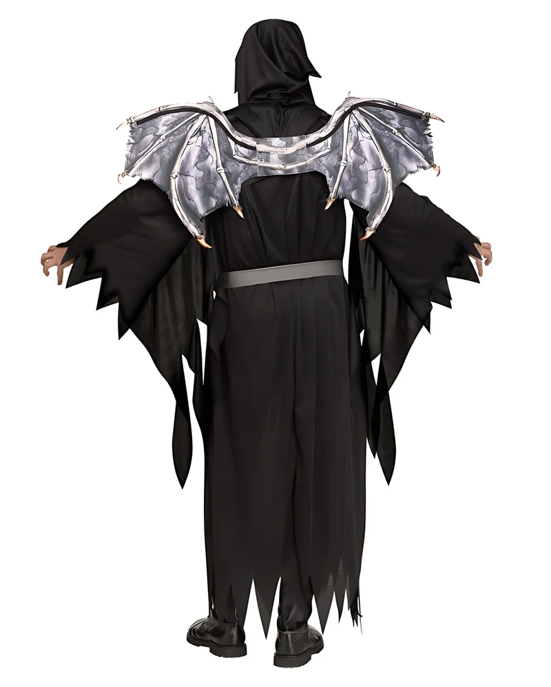 Grim Reaper Männerkostüm mit Flügeln