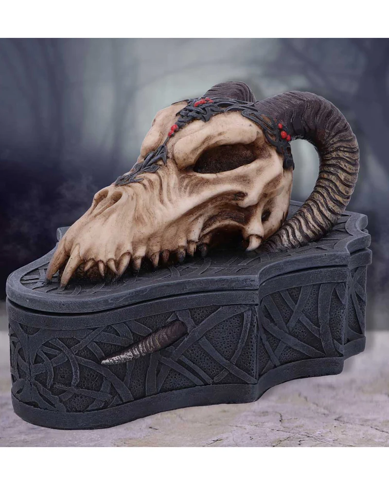 Dragon Skull Totenkopf Box 17,7cm