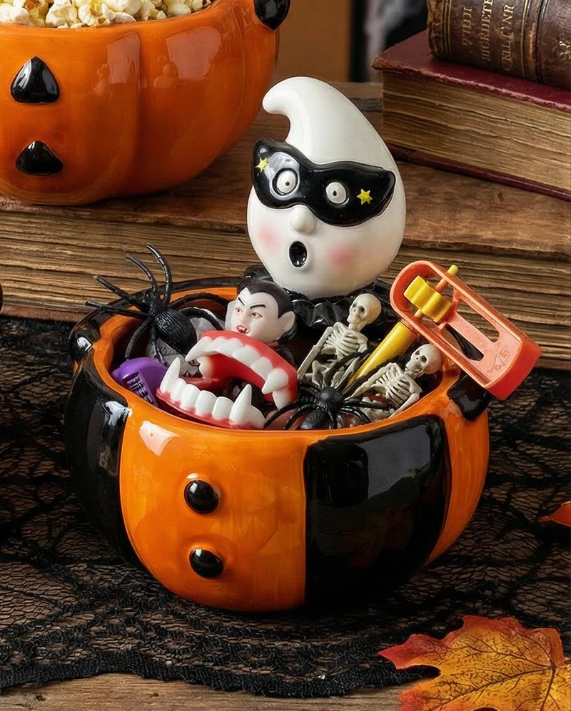 Vintage Halloween Geist Süßigkeiten Schale