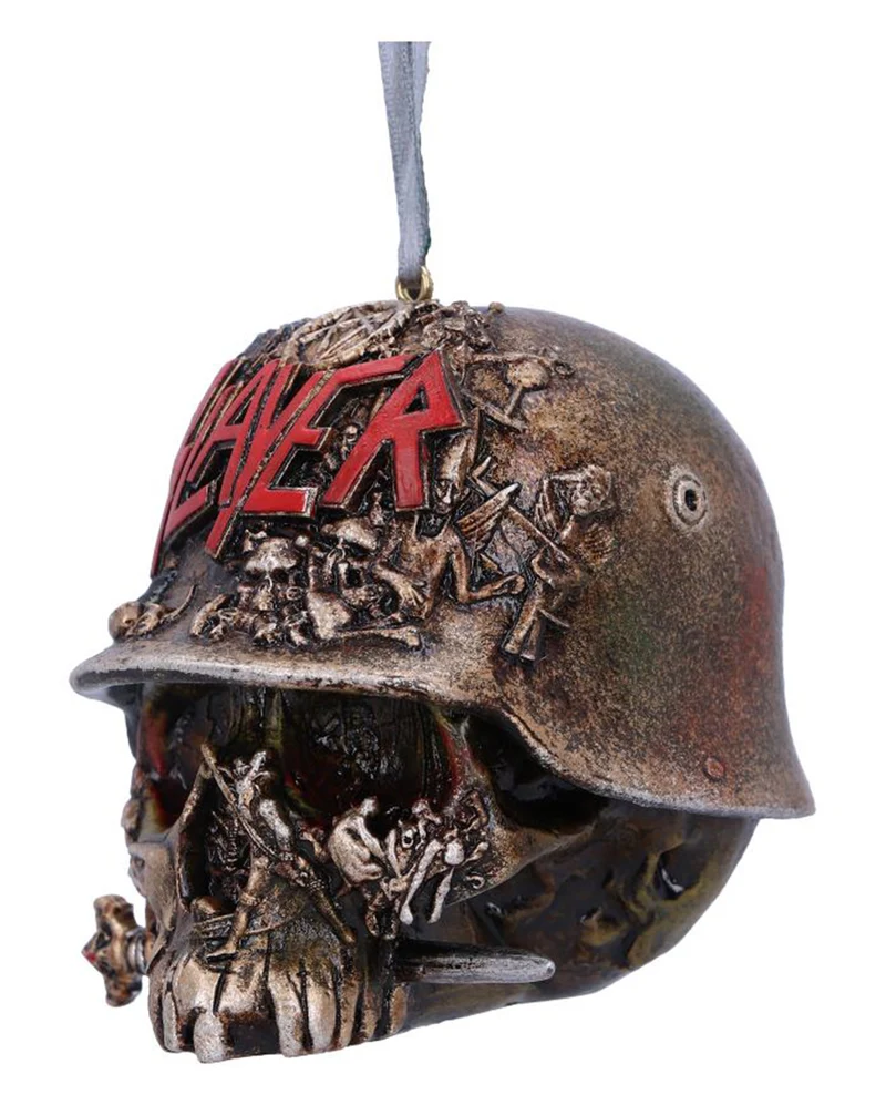 Slayer Totenkopf Weihnachtskugel