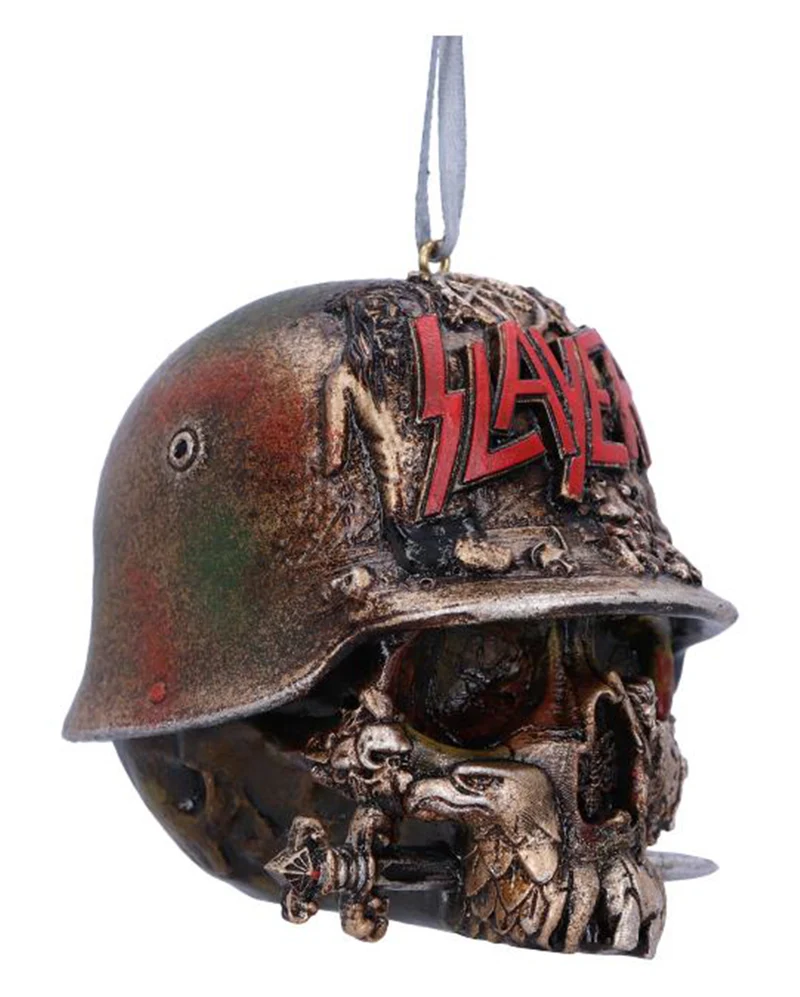 Slayer Totenkopf Weihnachtskugel