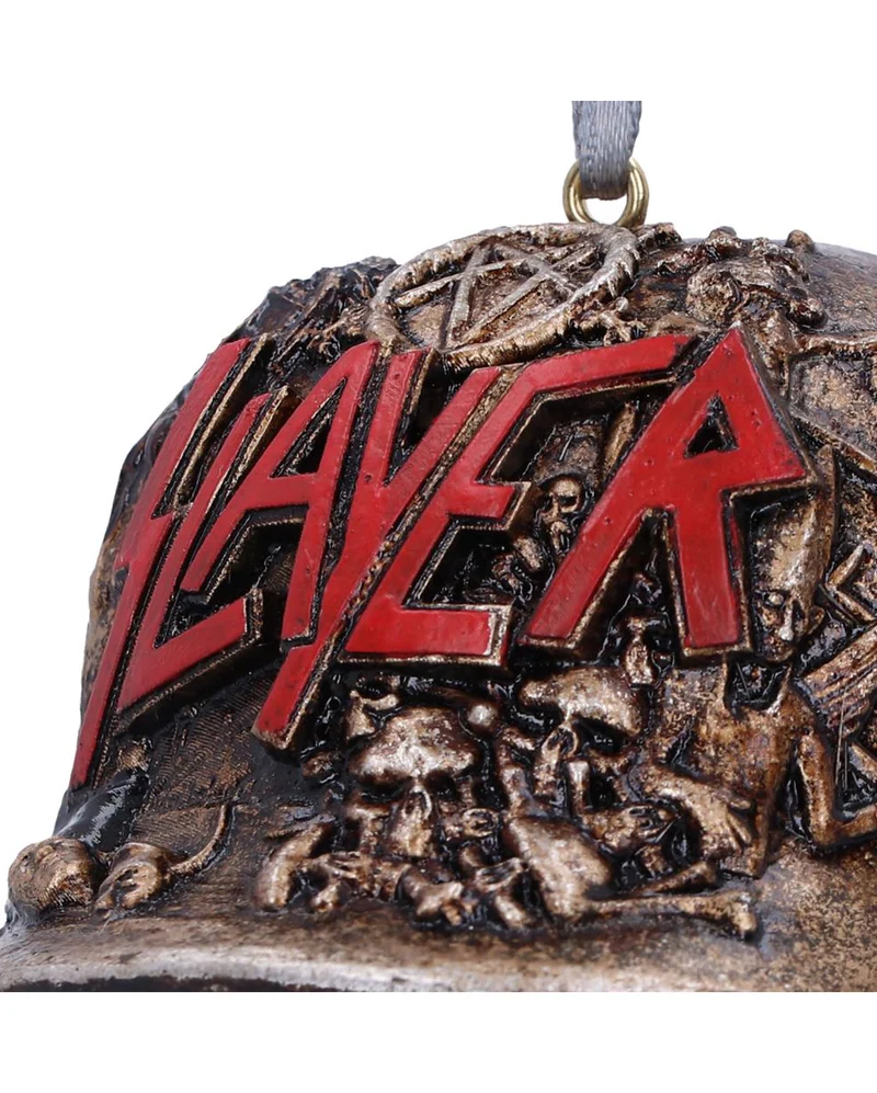 Slayer Totenkopf Weihnachtskugel