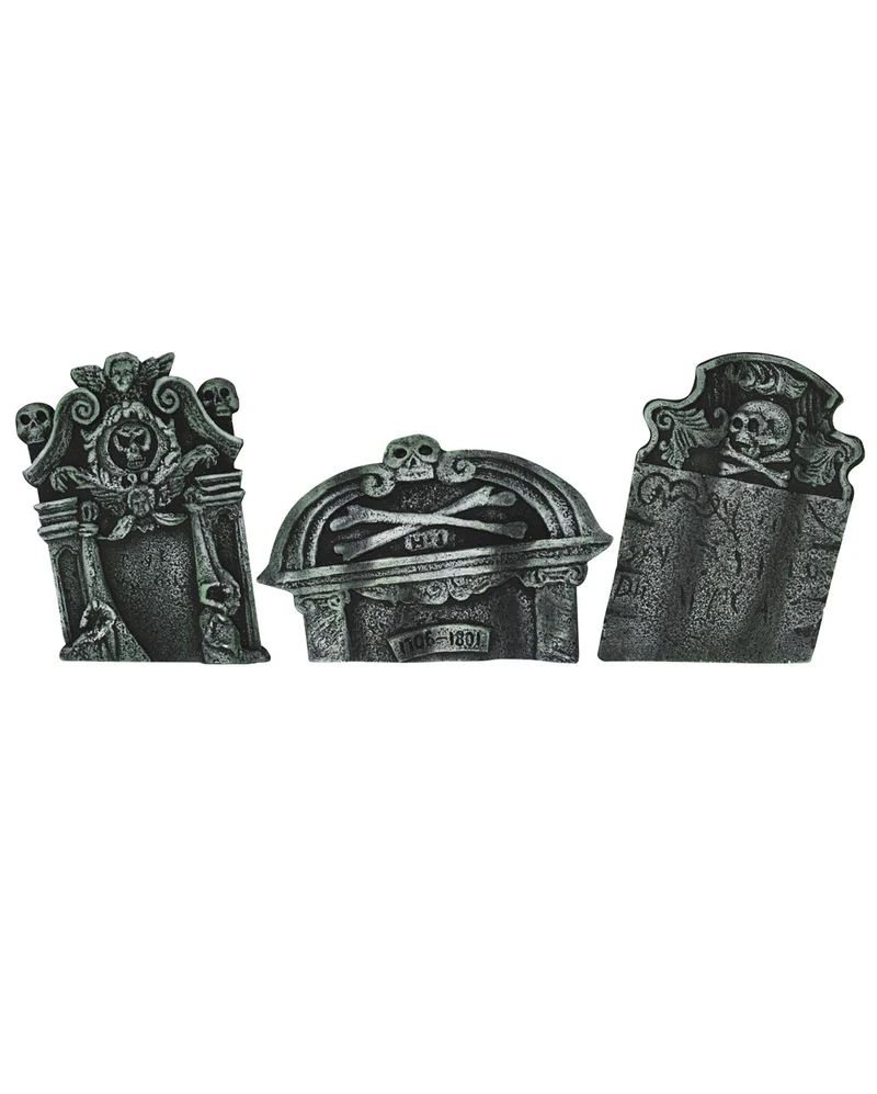 Verwittertes Grabstein Set 3-tlg.