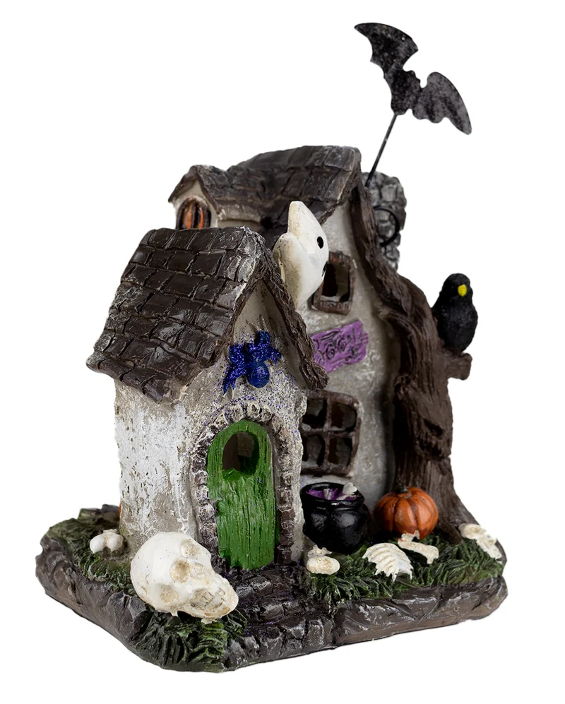Spooky Haunted House mit LED 17cm