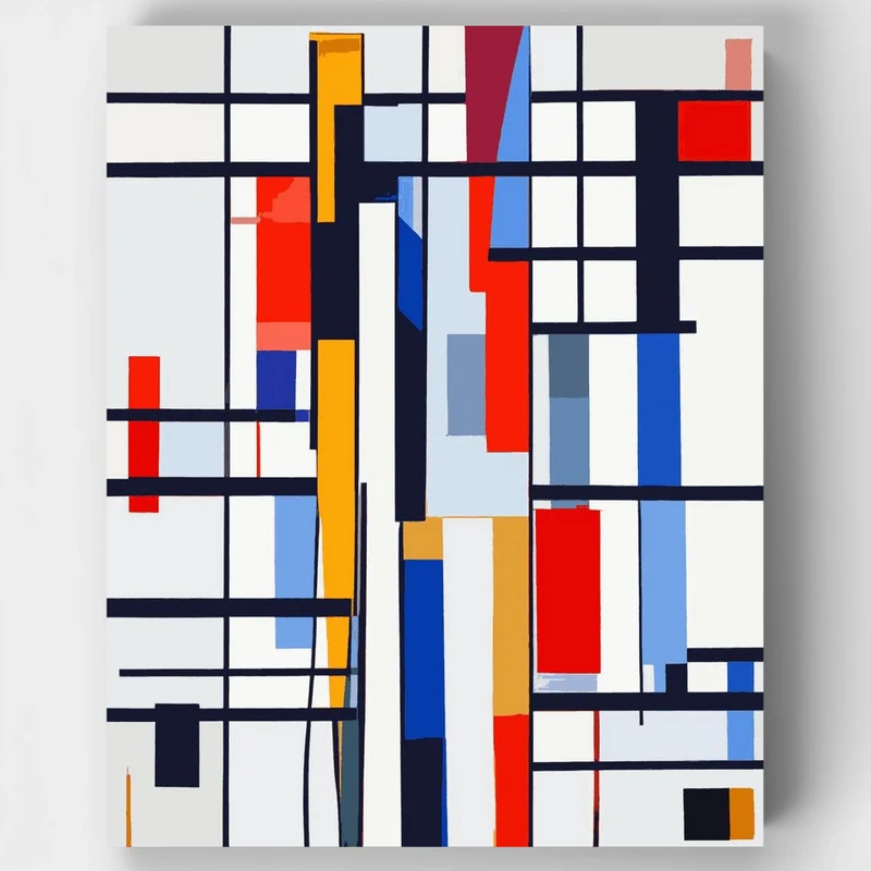 "abstract art" Paint by Numbers Kit