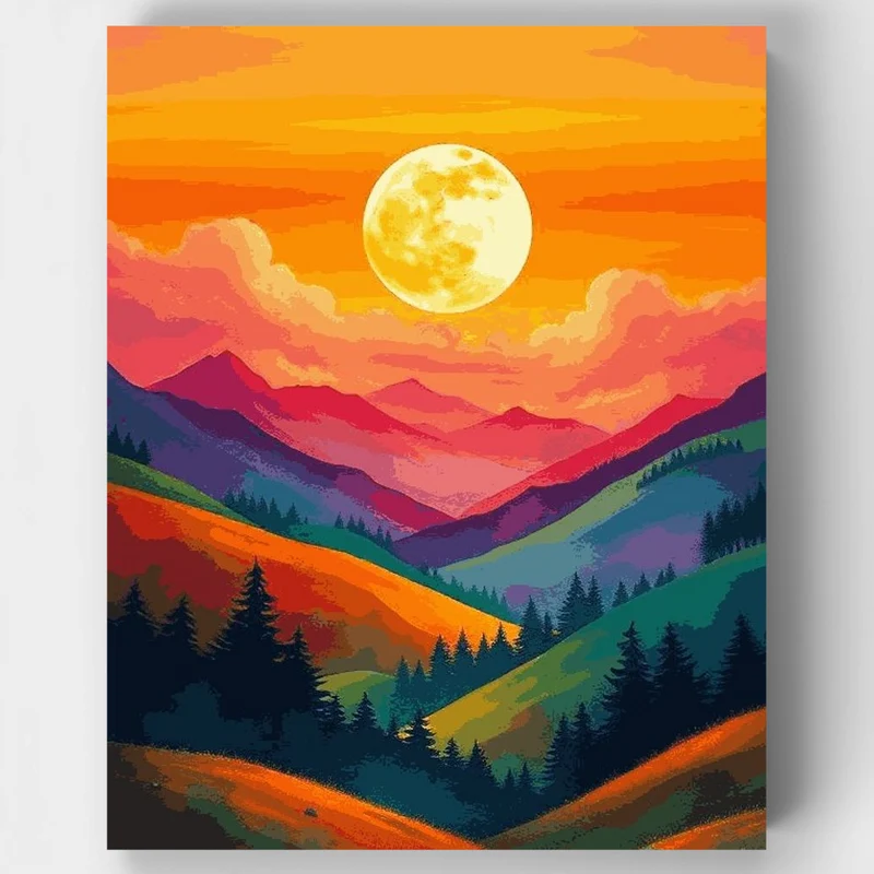 "Painted Hills" Paint by Numbers Kit