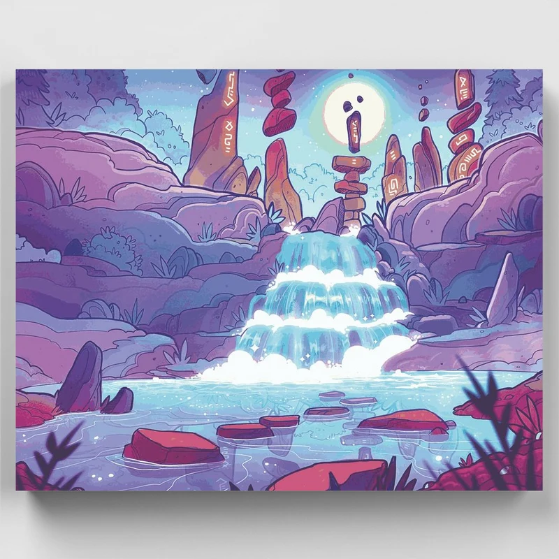 "Mystical Falls" Paint by Numbers Kit