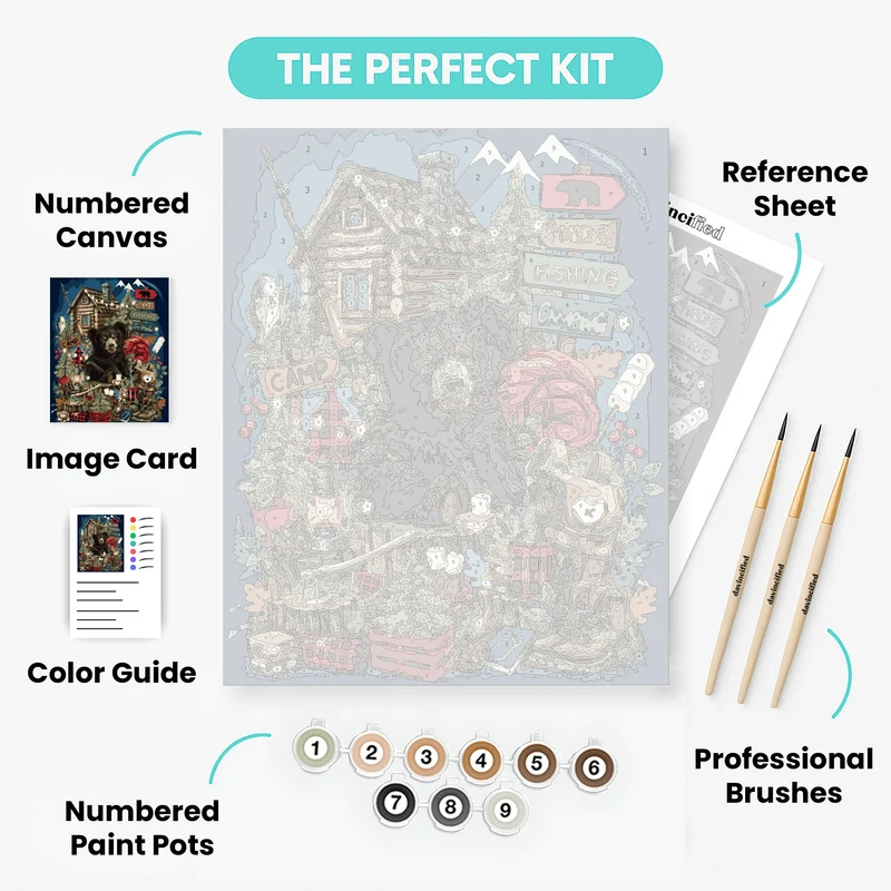 Camping Companion - Paint by Numbers Kit
