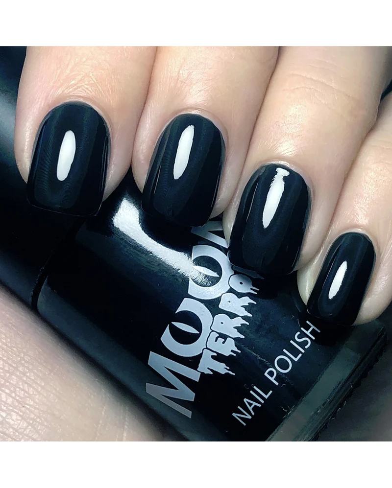 Mitternacht schwarzer Moon Terror Halloween Nagellack