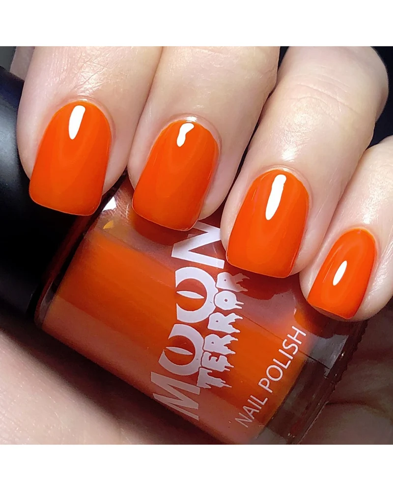 Kürbis Oranger Moon Terror Halloween Nagellack
