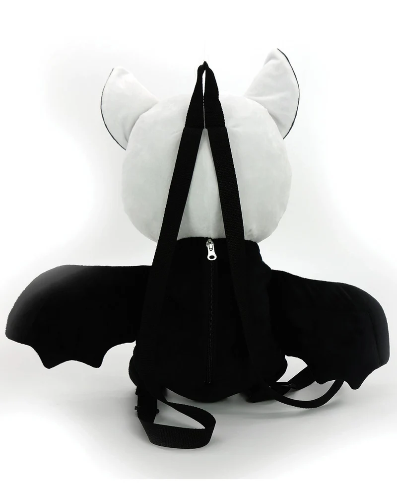 Plüsch Rucksack Skelett Fledermaus
