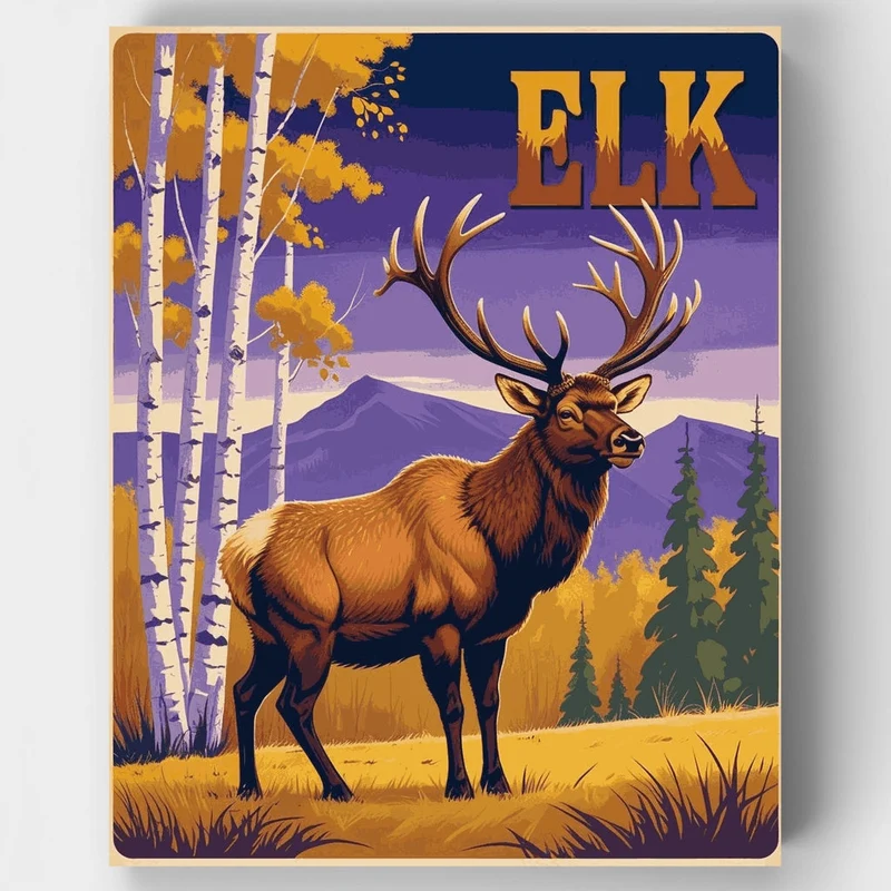 ELK - Paint by Numbers Kit