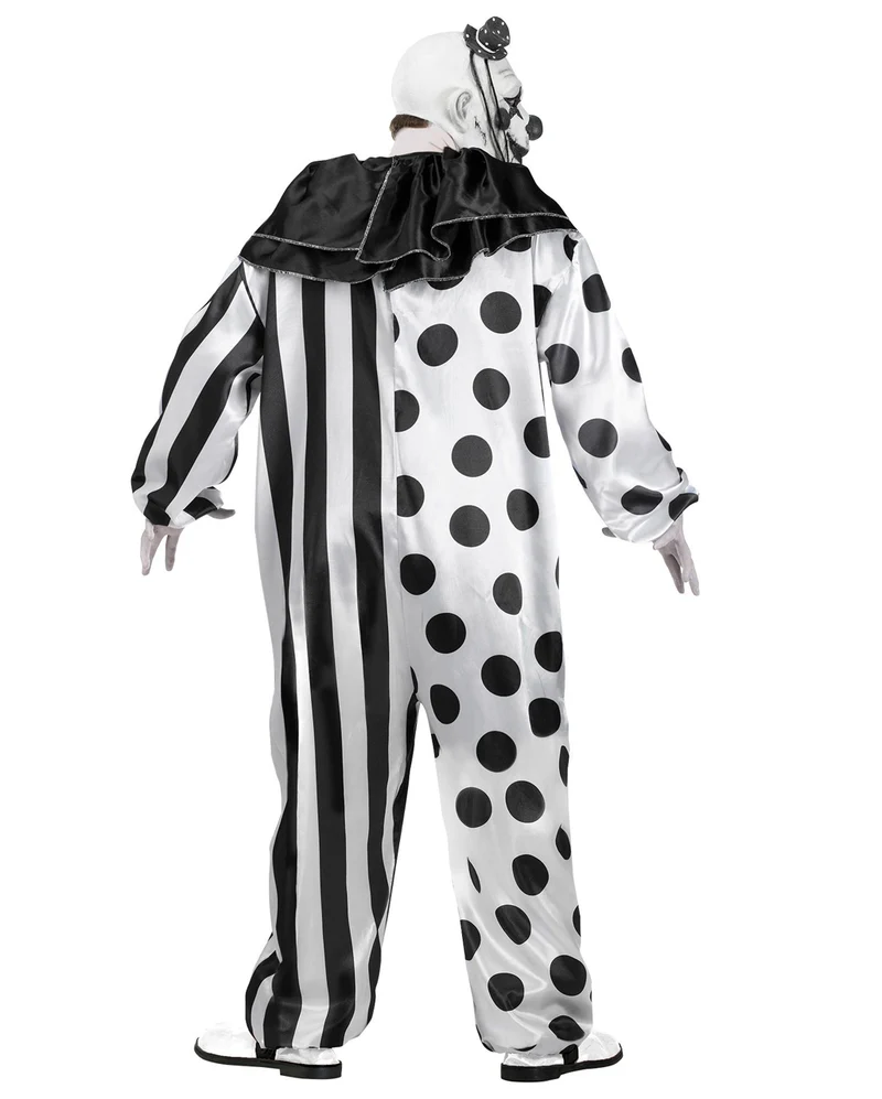 Killer Clown Kostüm mit Maske XL