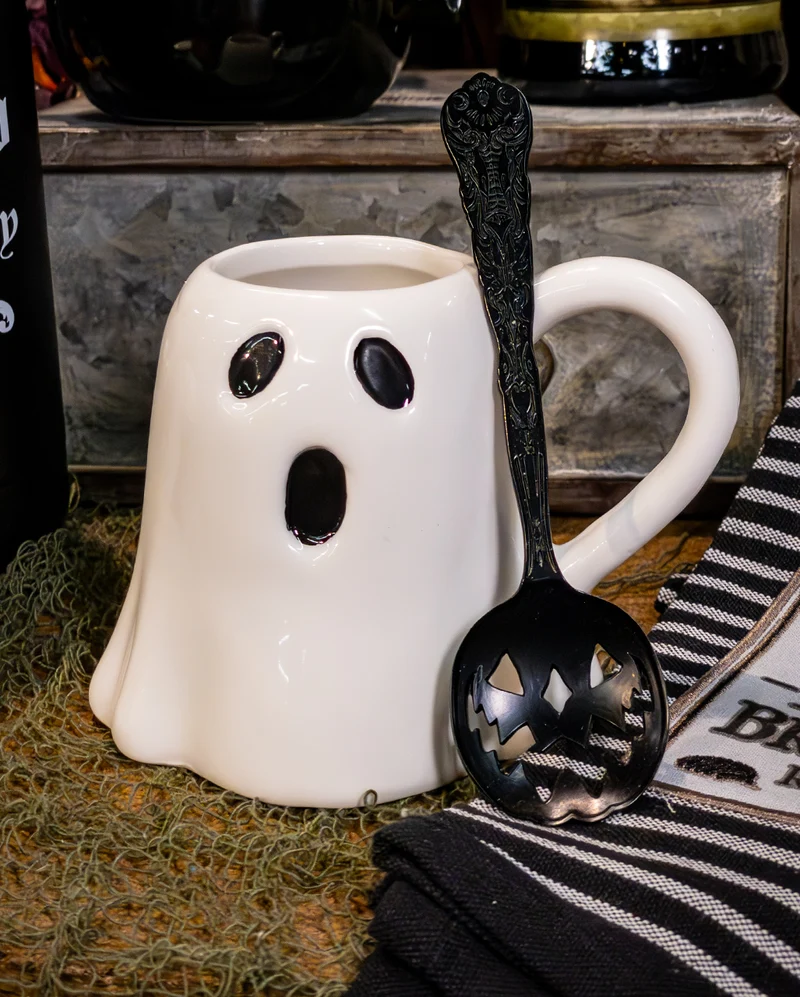 Weißes Gespenst als Tasse 10cm
