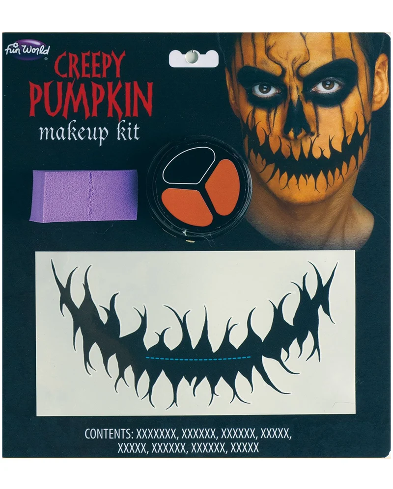 Creepy Pumpkin Make-Up Set