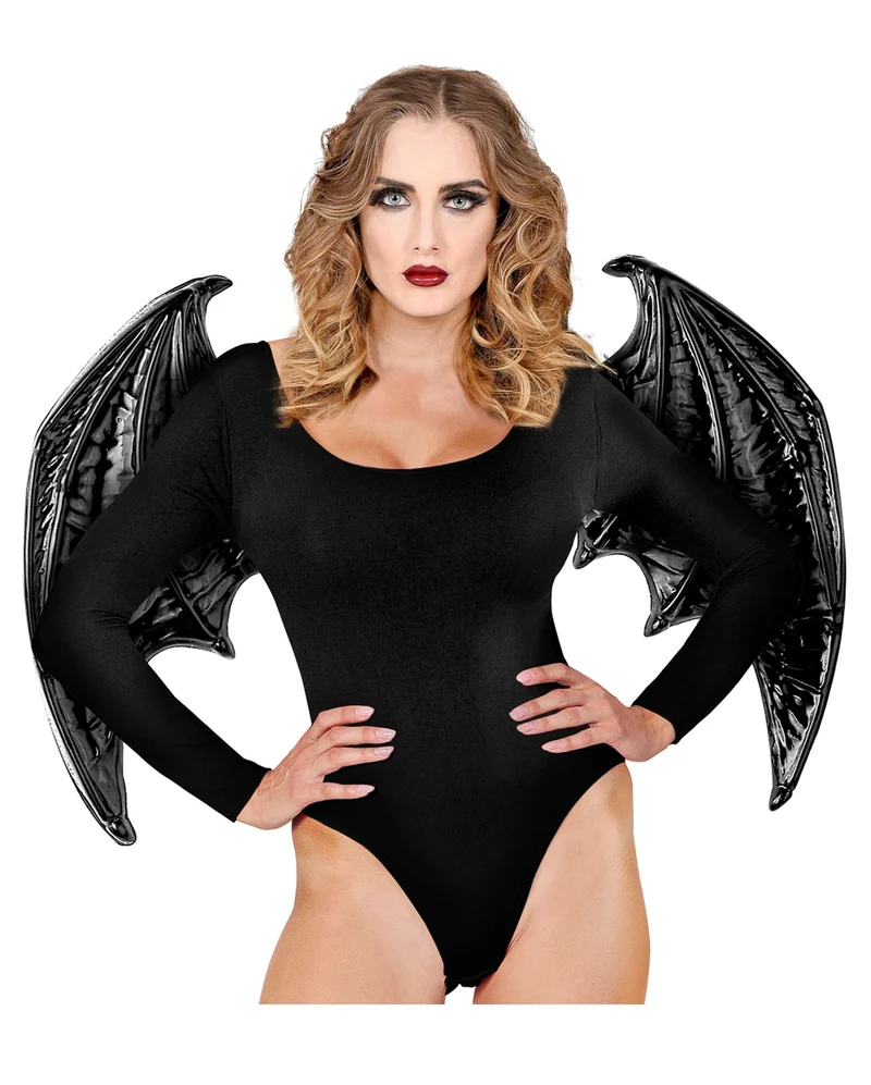 Schwarze Dämonenflügel