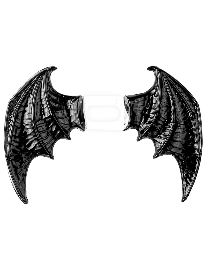 Schwarze Dämonenflügel