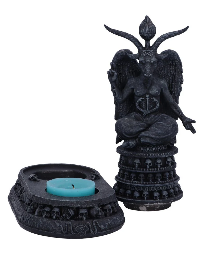 Baphomet's Devotion Teelicht Halter 17cm