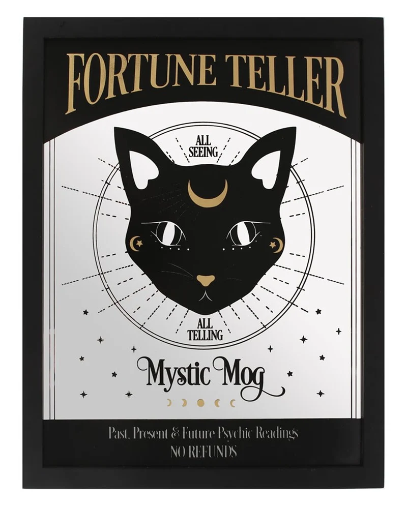 Mystic Mog Spiegel Wandbild 45cm