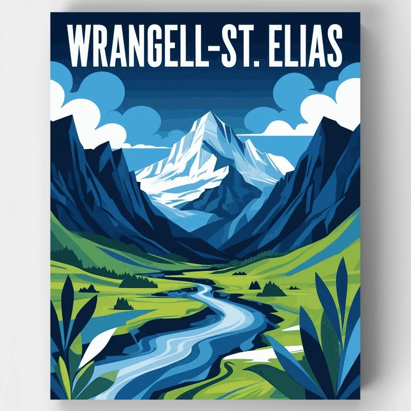 Wrangell-St. Elias - Paint by Numbers Kit