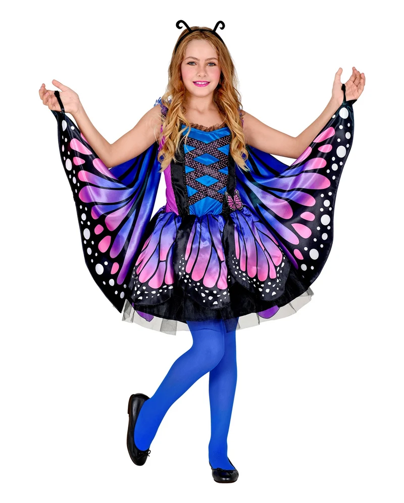 Lila Schmetterling Kinderkostüm