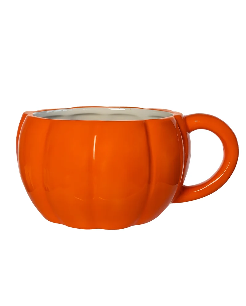 Halloween Kürbis Tasse mit Deckel 500ml