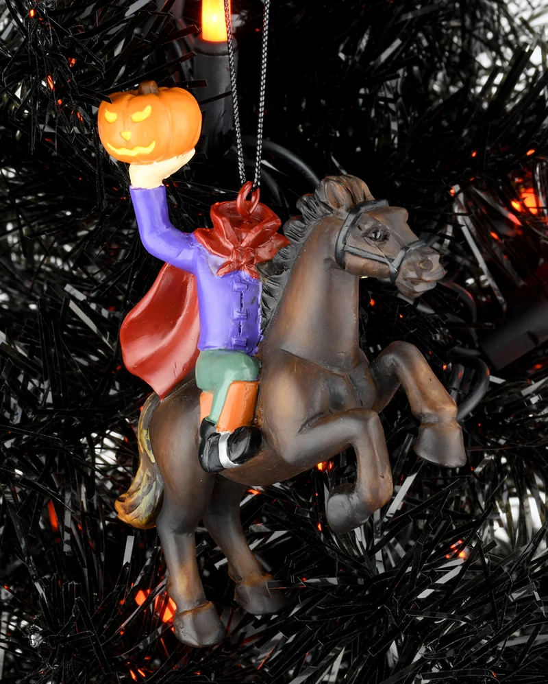 Kopfloser Reiter Weihnachtskugel 10cm