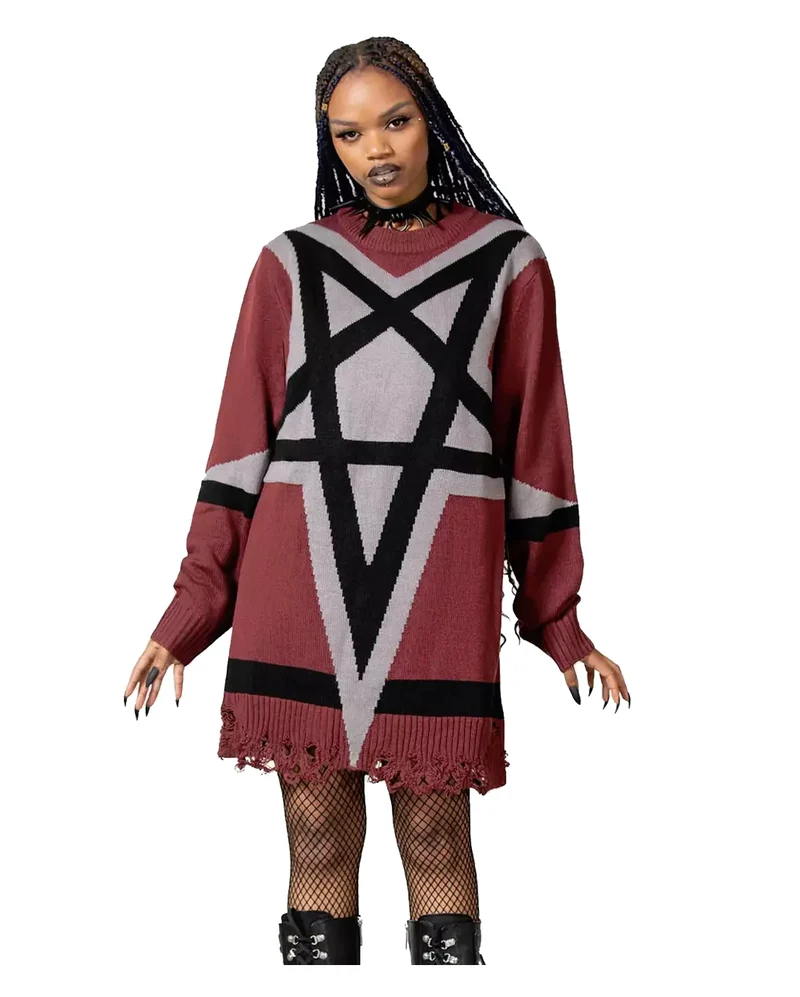 KILLSTAR Star Crux Strick Pullover
