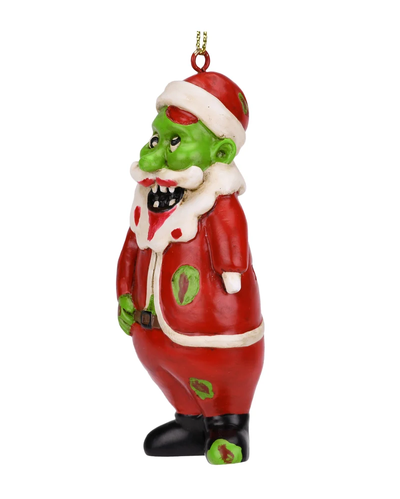 Zombie Santa Weihnachtskugel 8,9cm