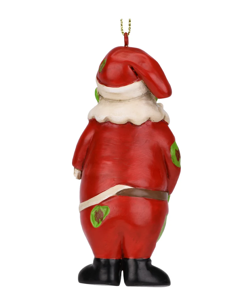 Zombie Santa Weihnachtskugel 8,9cm