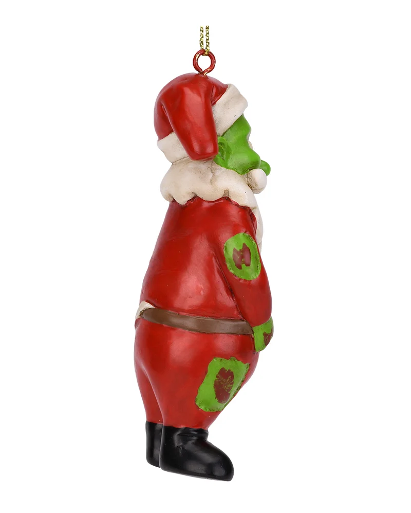Zombie Santa Weihnachtskugel 8,9cm