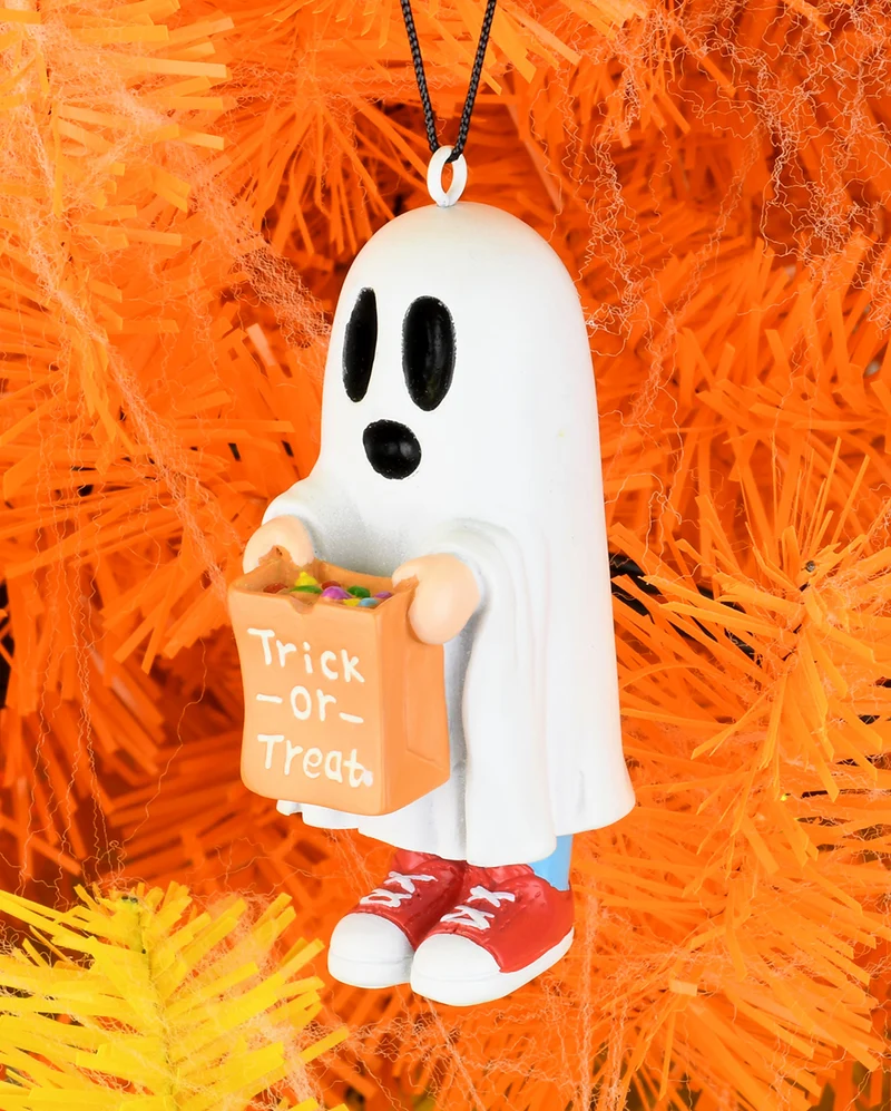 Trick or Treat Geist Weihnachtskugel 8,9cm