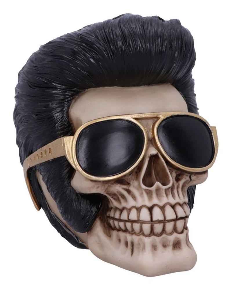 Rock 'n' Roll Totenkopf 17cm
