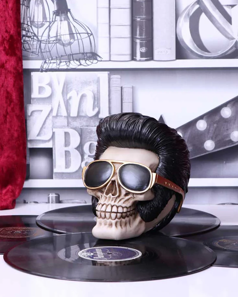 Rock 'n' Roll Totenkopf 17cm