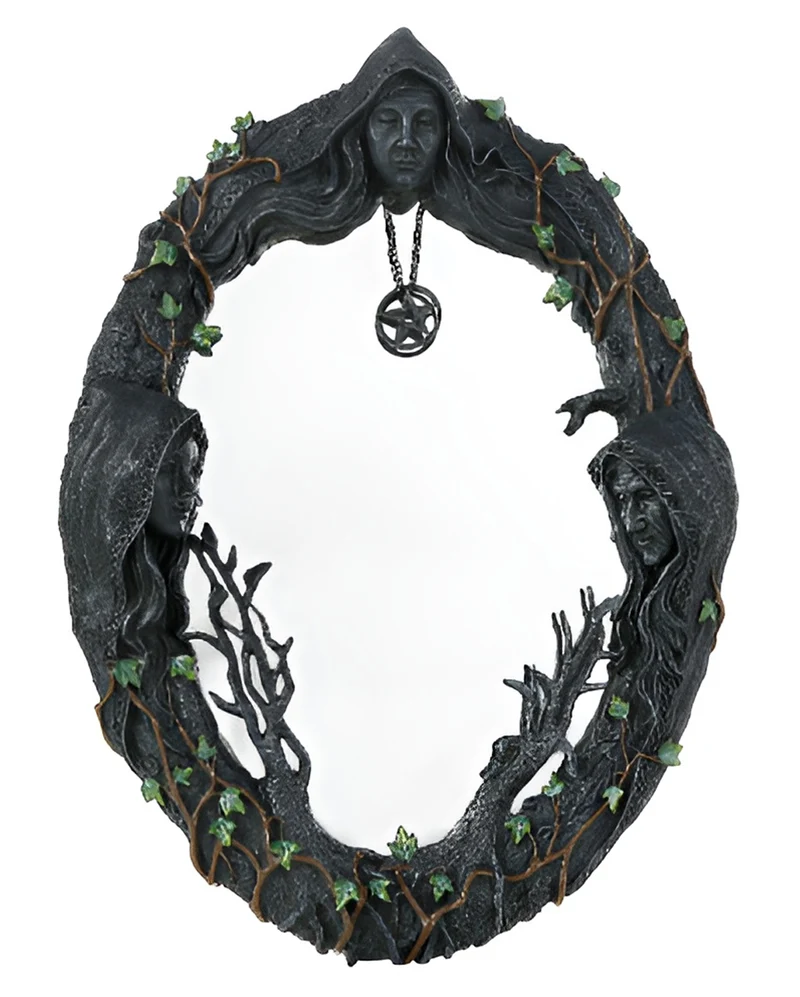 Mystischer Wandspiegel der Dreifaltigkeit 44cm