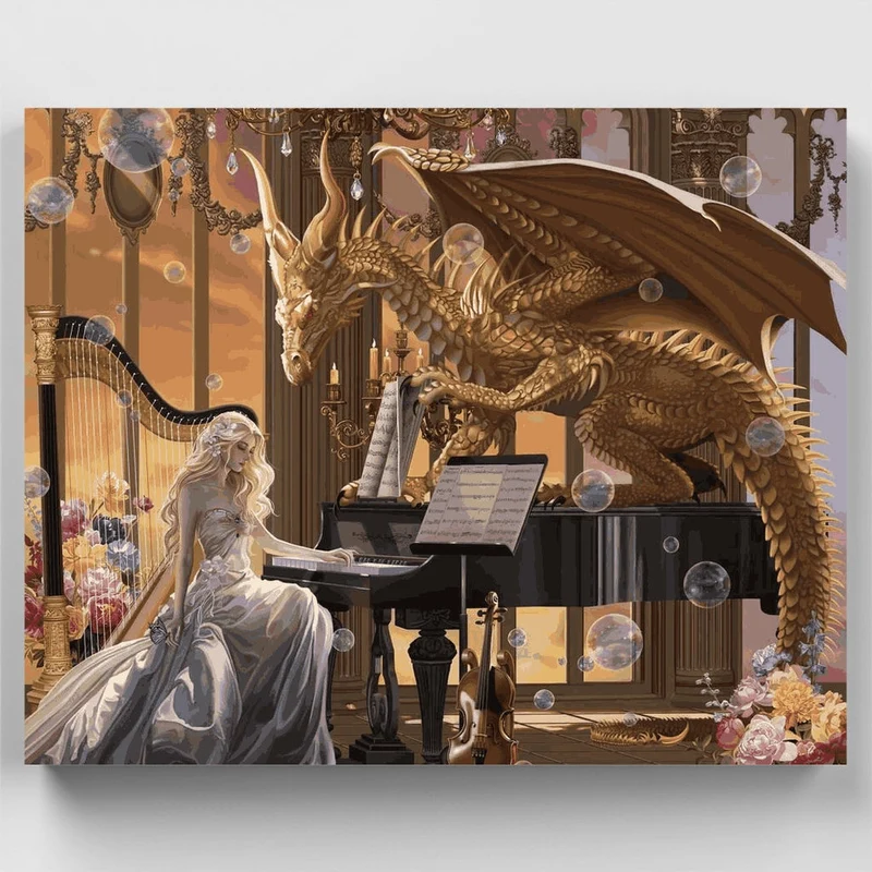 The Dragon Virtuoso - Paint by Numbers Kit