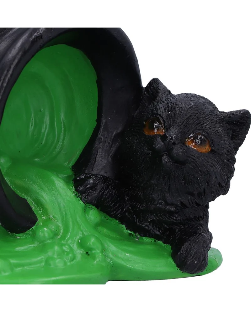 Ooops! Kätzchen mit umgestürztem Hexenkessel 8,7cm