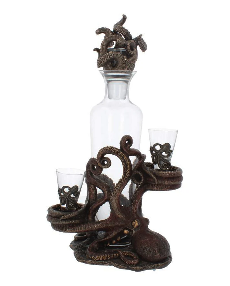 Tentacle Temptation Flaschen & Schnapsglashalter 40cm