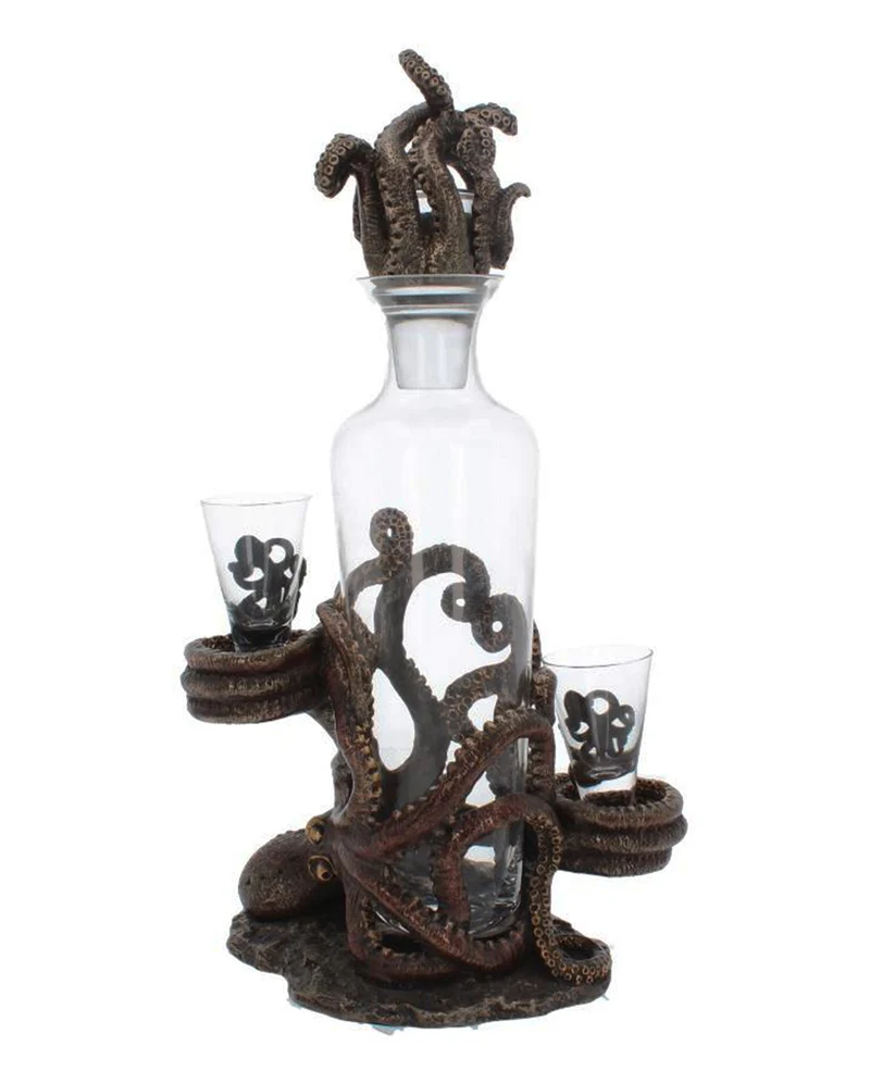 Tentacle Temptation Flaschen & Schnapsglashalter 40cm