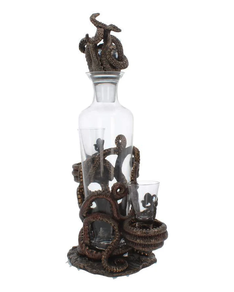 Tentacle Temptation Flaschen & Schnapsglashalter 40cm