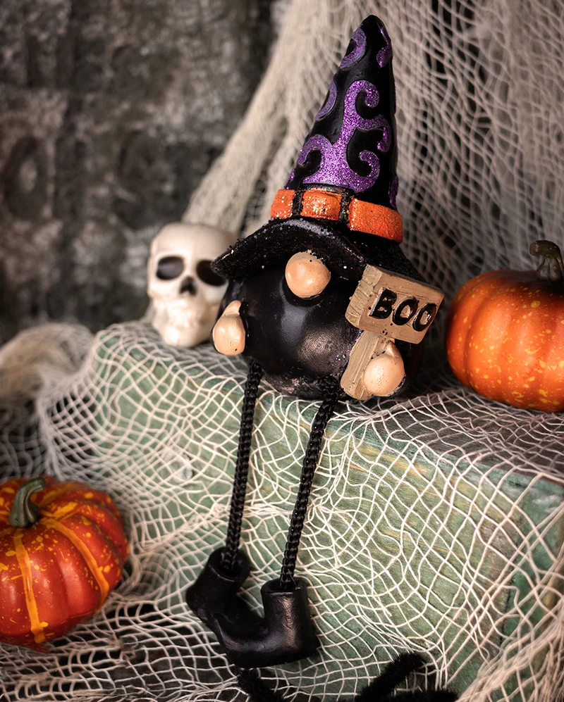 Halloween Deko Zwerg Kantenhocker 11cm