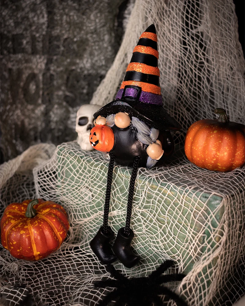 Halloween Deko Zwerg Kantenhocker 11cm