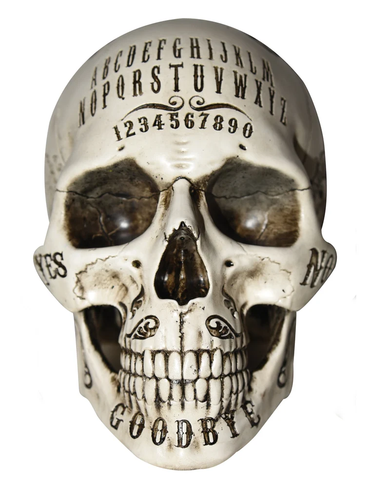 Okkulter Ouija Totenkopf 21cm