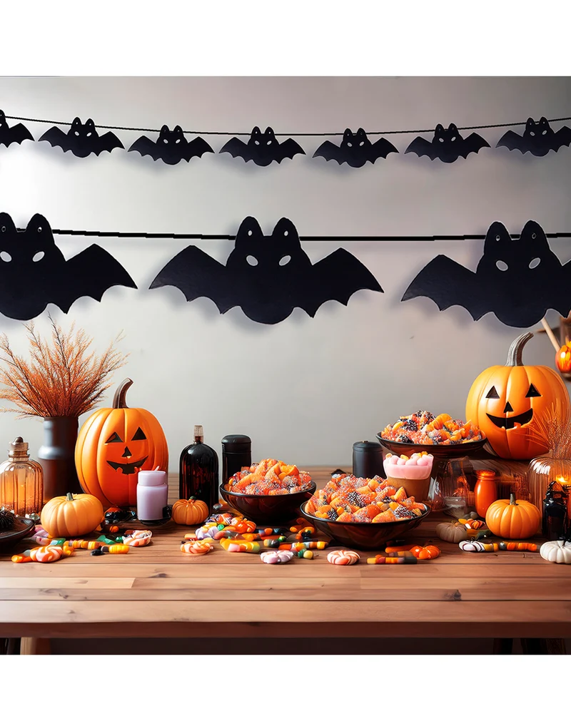 Halloween Girlande Fledermaus 3m