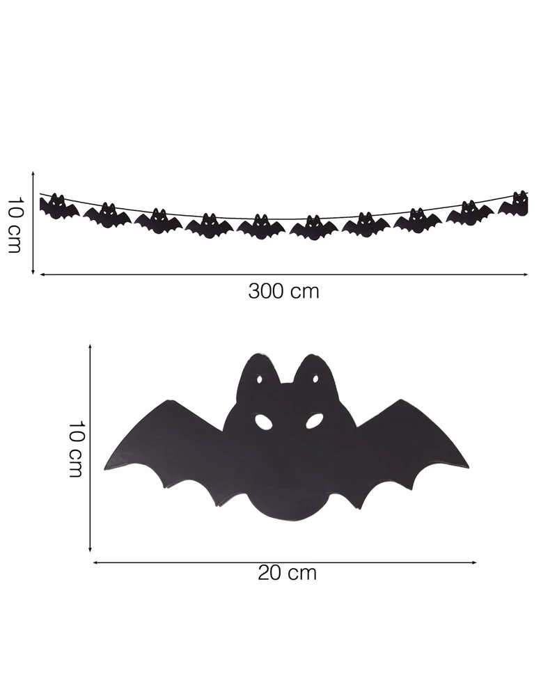 Halloween Girlande Fledermaus 3m