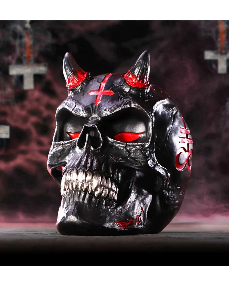 Infernal Teufels Totenkopf 20cm