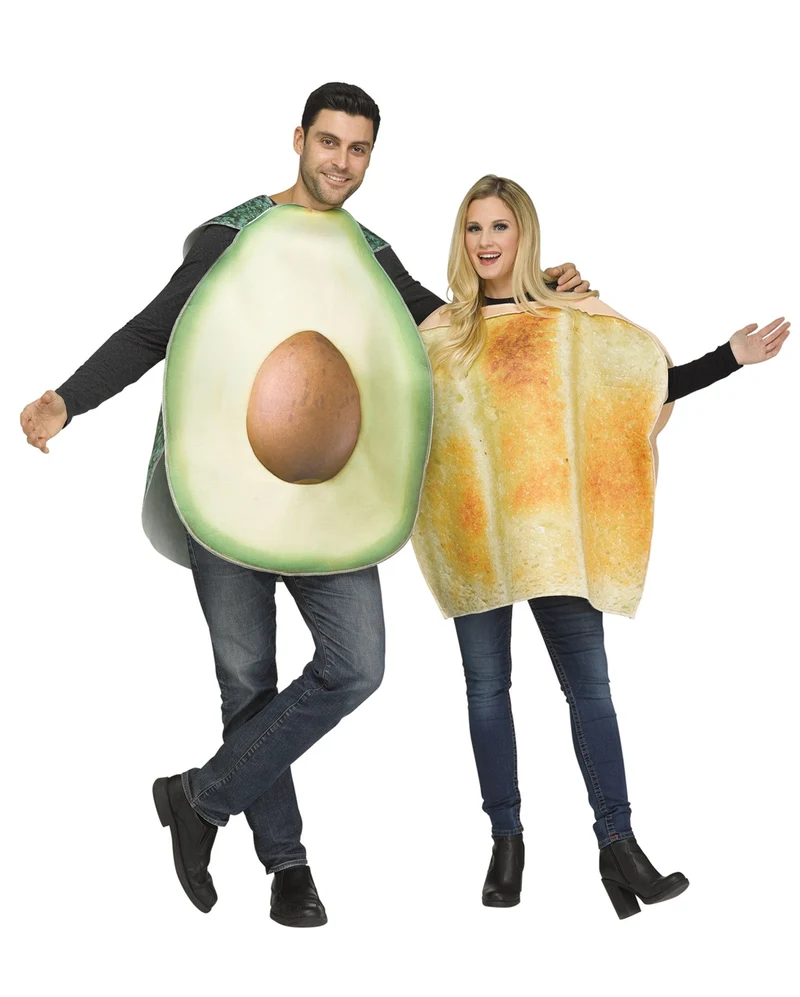 Avocado Toast Partnerkostüm 2-teilig
