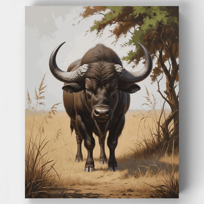Majestic Buffalo - Paint by Numbers Kit